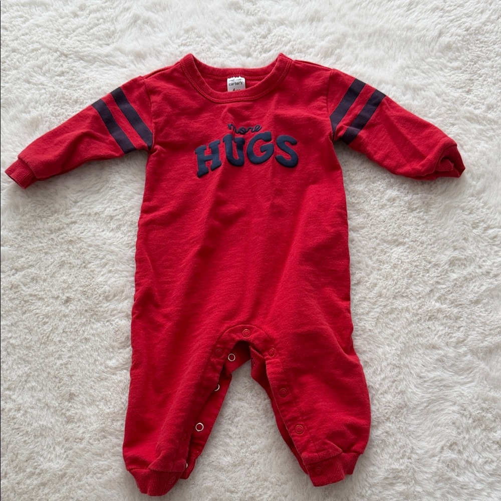 Carter's Red Hugs Kids Footie